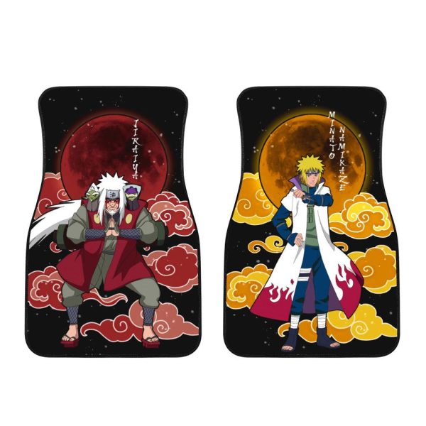naruto car floor mats jiraiya and minato o5oo8
