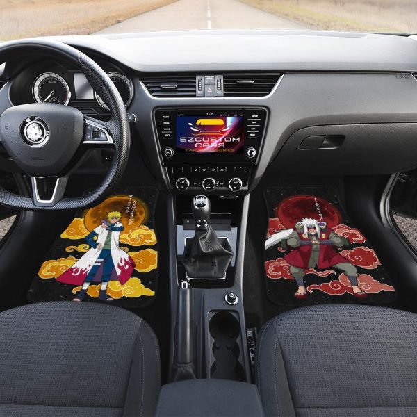 naruto car floor mats jiraiya and minato z9a59