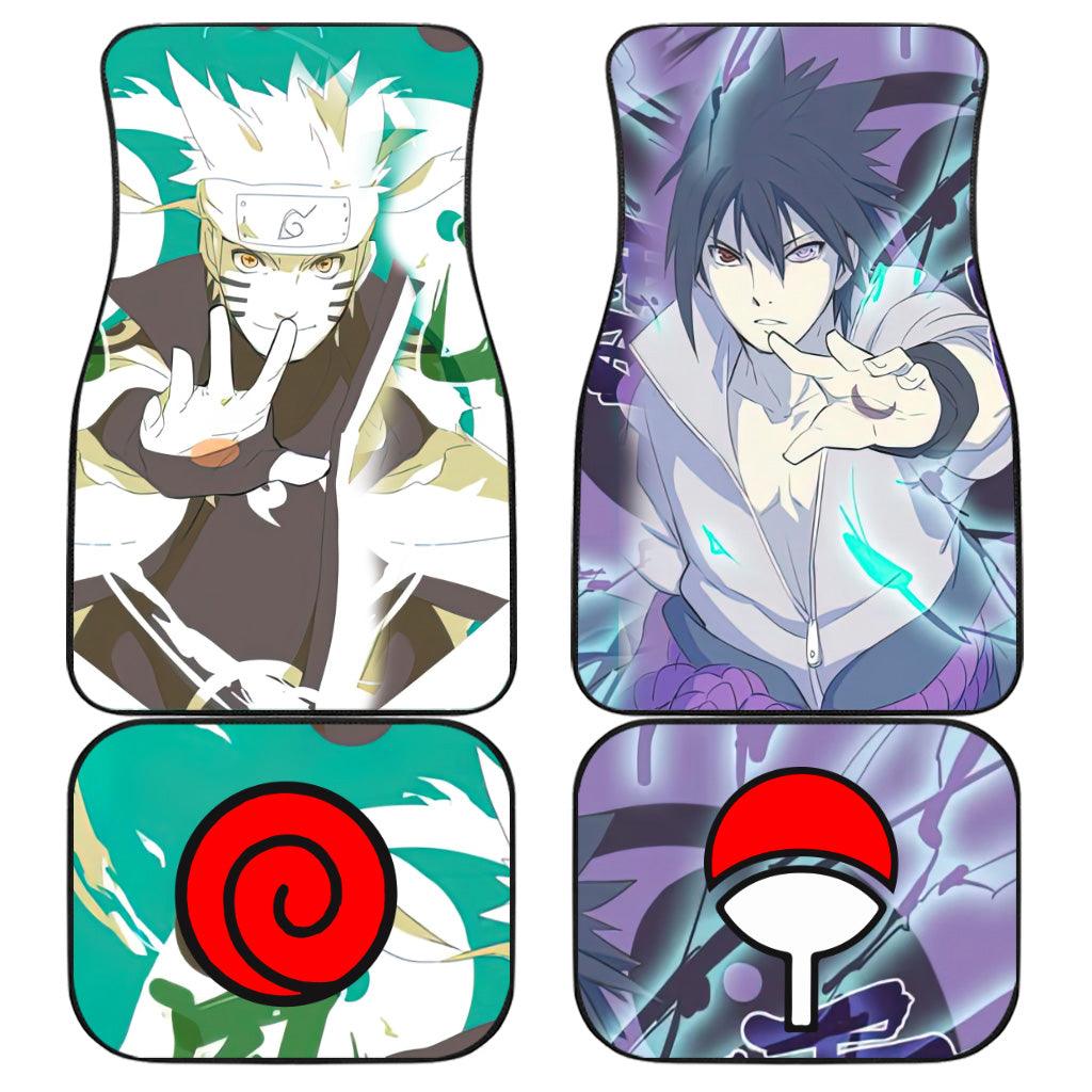 Naruto Car Floor Mats Naruto Uzumaki and Sasuke Uchiha Naruto Car Floor Mats Naruto Uzumaki and Sasuke Uchiha