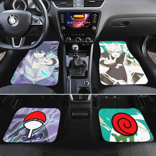 Naruto Car Floor Mats Naruto Uzumaki and Sasuke Uchiha 2 naruto car floor mats naruto uzumaki and sasuke uchiha ecfon
