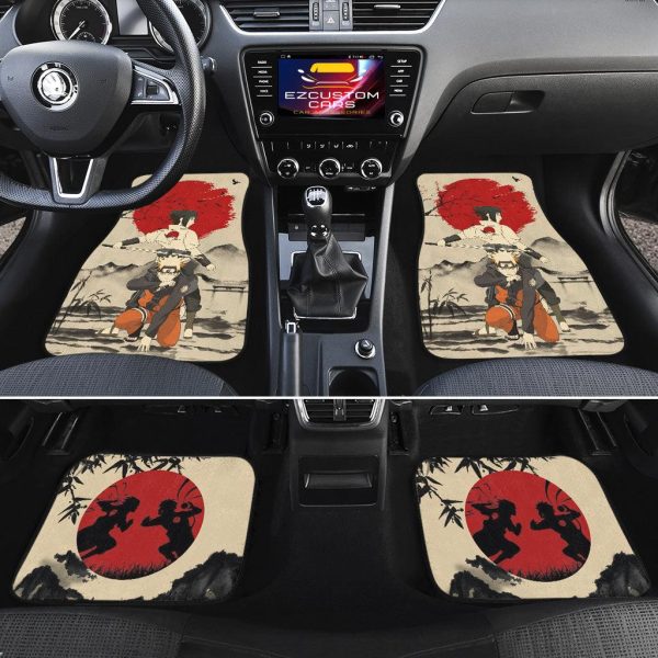 naruto car floor mats naruto x sasuke mix antique artwork wootq