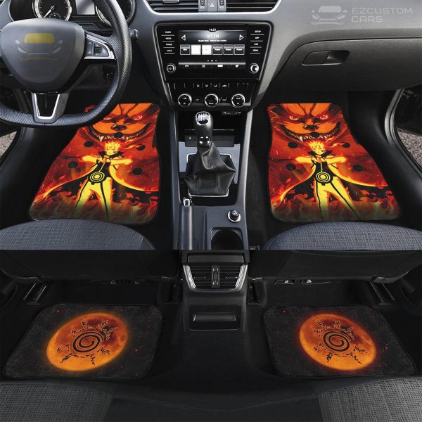 naruto car floor mats nine tails kurama mg128