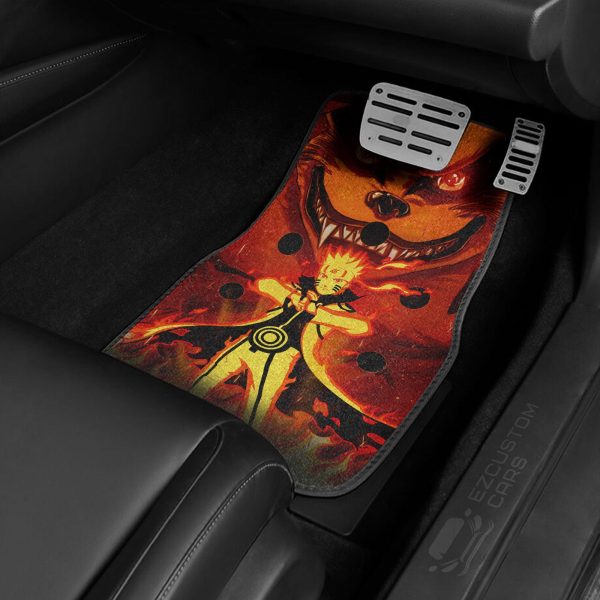 naruto car floor mats nine tails kurama vg9wj