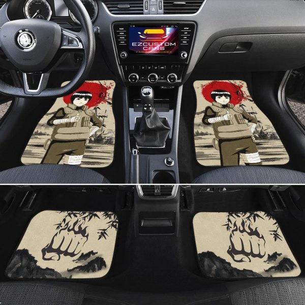 naruto car floor mats rock lee mix antique artwork oloiv