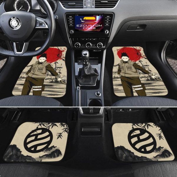 naruto car floor mats shikamaru nara mix antiquework dwahl