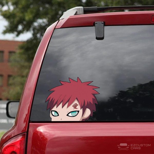 naruto car sticker gaara gifts for fans tctun
