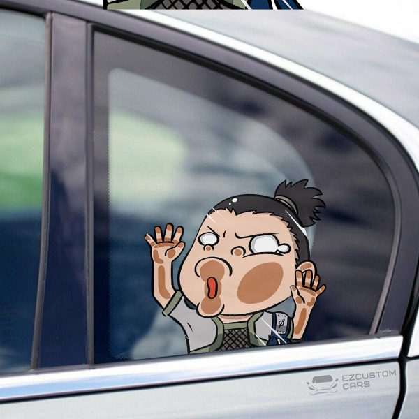 Naruto Car Sticker Shikamaru Funny Hitting Glass