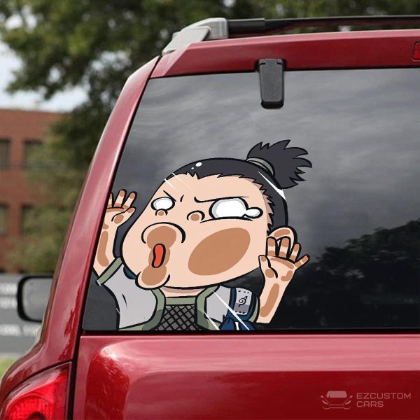 naruto car sticker shikamaru funny hitting glass 8cepq