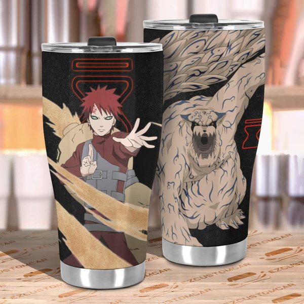 naruto car tumblers cup gaara and shukaku 2a74x