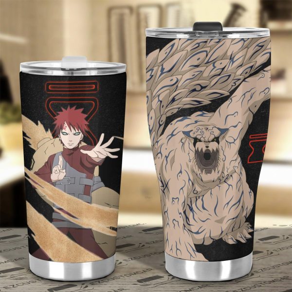 naruto car tumblers cup gaara and shukaku aqep1