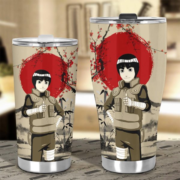 naruto car tumblers cup rock lee mix antique artwork jvdj2