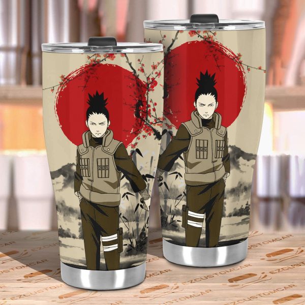 naruto car tumblers cup shikamaru nara mix antiquework msbpc