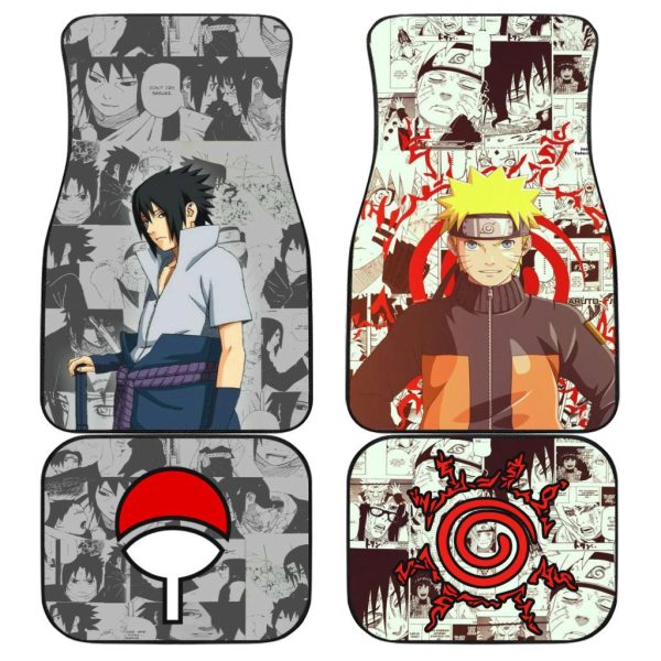 Naruto and Sasuke Car Floor Mats Naruto Car Mats