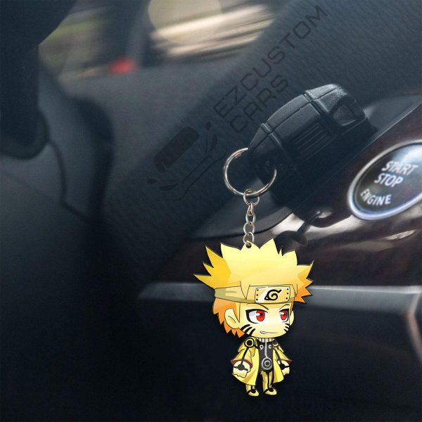 naruto nine tails keychains custom naruto anime car accessories h0khj