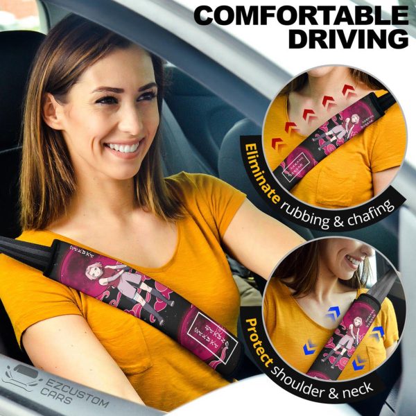Sakura Seat Belt cover – Custom Naruto Anime Car Accessories