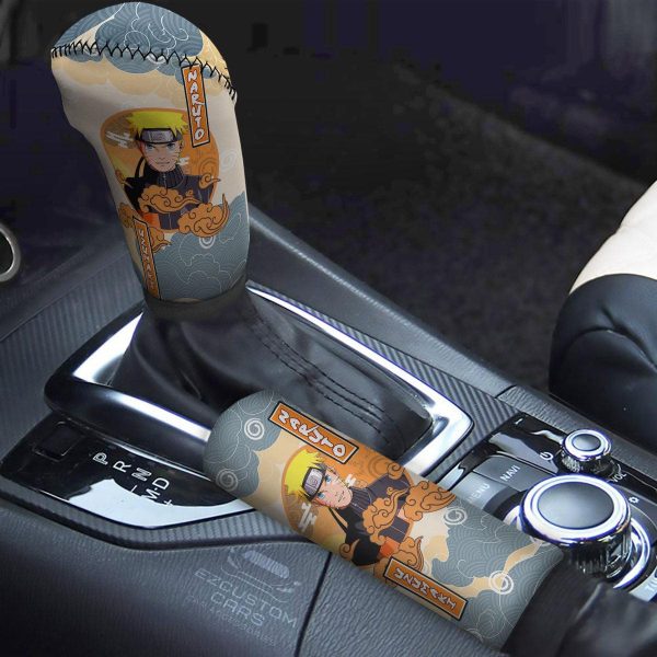 Naruto Shift Knobs Car Covers Set Custom Anime Car Accessories