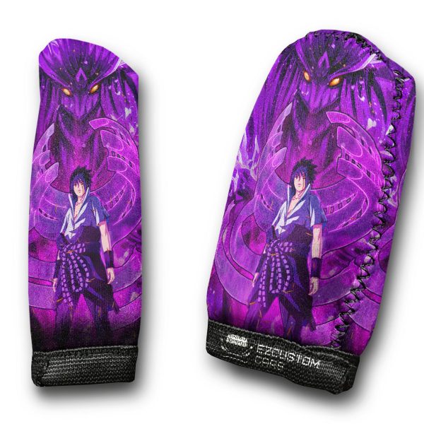 Naruto Shippuden Anime Shift Knobs Car Covers Set Custom Sasuke Susanoo Car Accessories