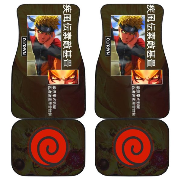 Naruto Uzumaki Boruto Anime Car Floor Mats
