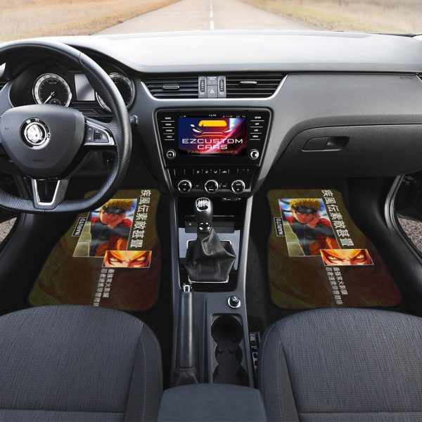 naruto uzumaki car floor mats tx71r