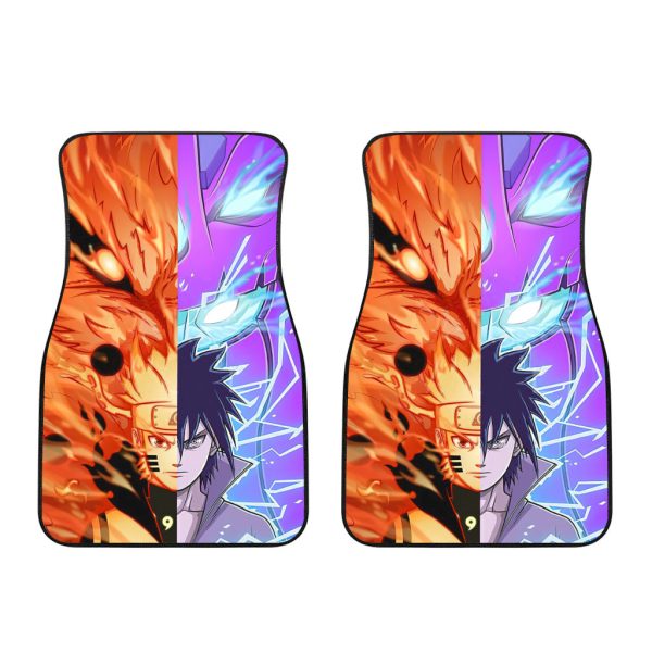 naruto vs sasuke car floor mats anime car accessories 7fdbp