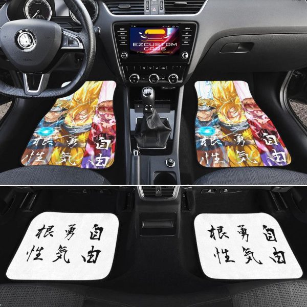 Naruto x Goku x Luffy Anime Car Floor Mats 2 naruto x goku x luffy anime car floor mats 0i5n9