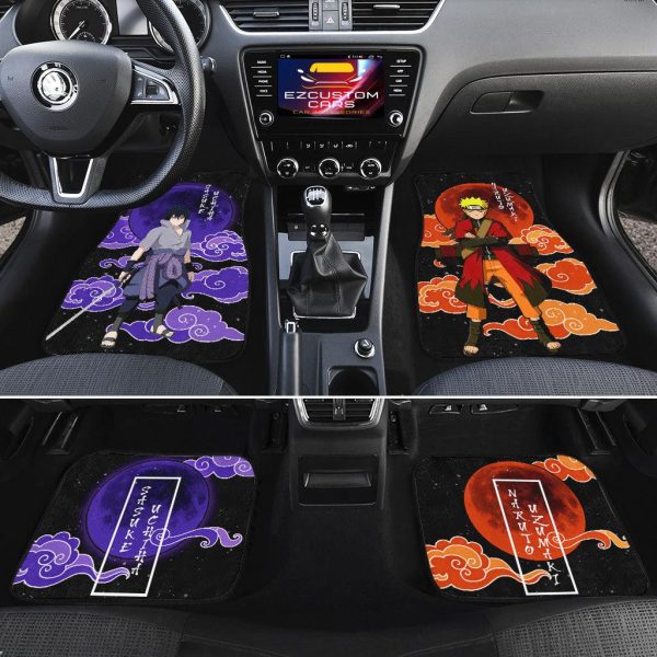 naruto x sasuke anime car floor mats aafg3