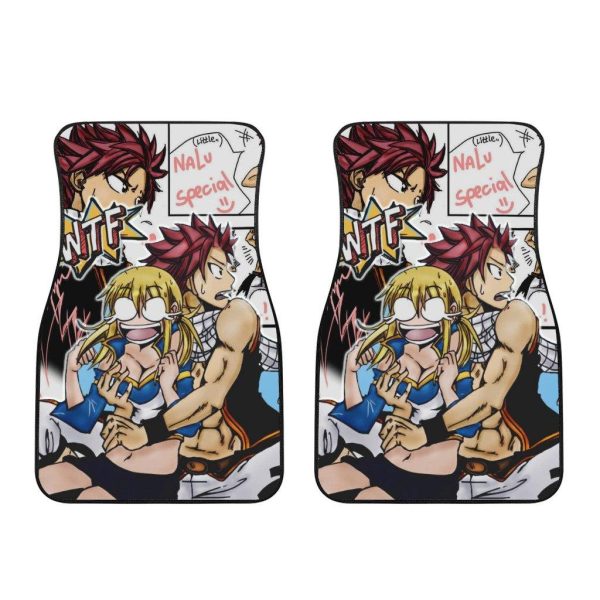 Natsu and Lucy Fairy Tail Anime Car Floor Mats