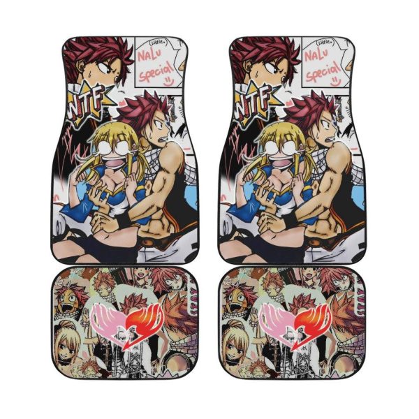 Natsu and Lucy Fairy Tail Anime Car Floor Mats Natsu and Lucy Fairy Tail Anime Car Floor Mats