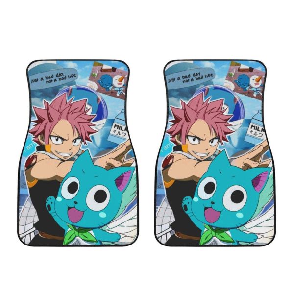 natsu dragneel fairy tail anime car floor mats 2cyvh