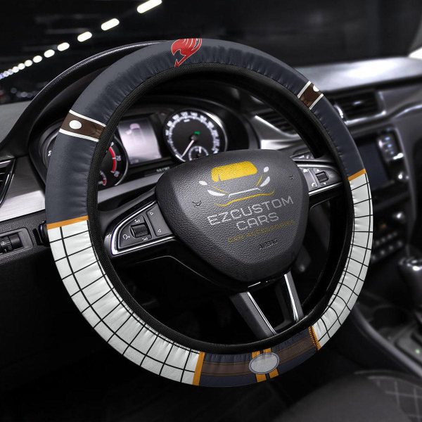 Natsu Dragneel Fairy Tail Anime Steering Wheel Cover
