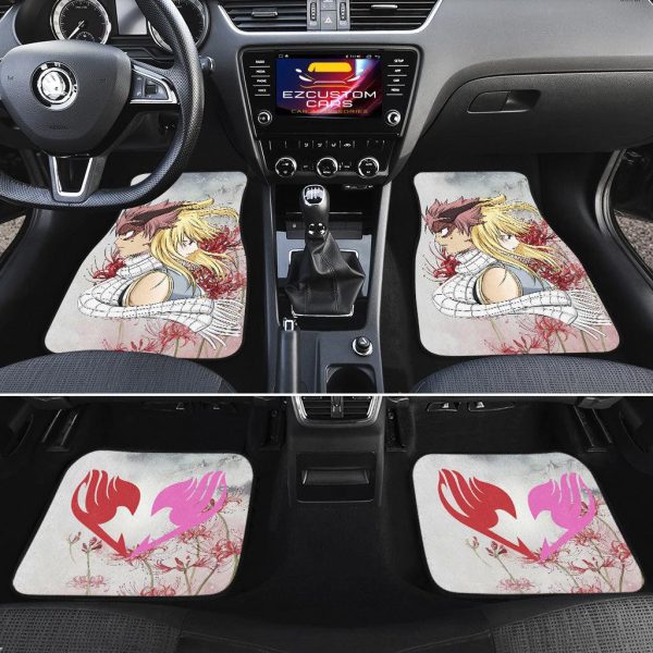 natsu x lucy car floor mats custom fairy tail car accessories 9wiqi