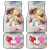 Natsu x Lucy Car Floor Mats Custom Fairy tail Car Accessories