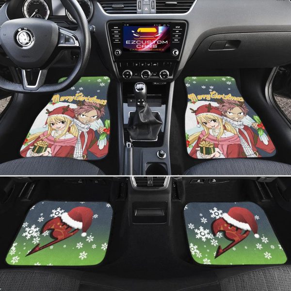 natsu x lucy car floor mats custom fairy tail car accessories christmas gifts ulap7