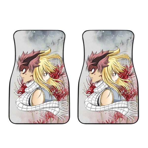 Natsu x Lucy Car Floor Mats Custom Fairy tail Car Accessories