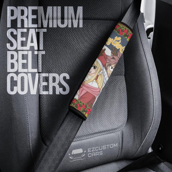 natsu x lucy seat belt covers custom fairy tail car accessories christmas gifts oiyek