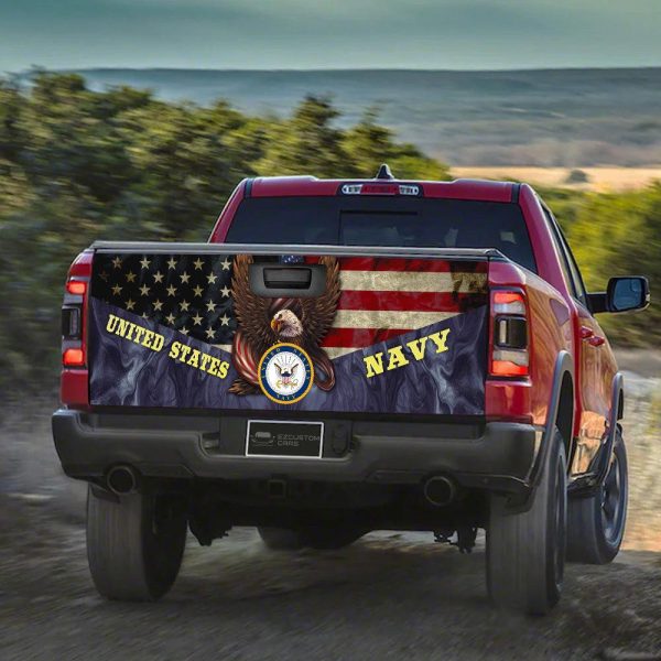 navy us military force truck tailgate decal 1x9zf
