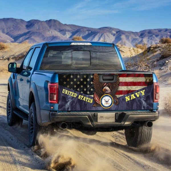 navy us military force truck tailgate decal 2fytk