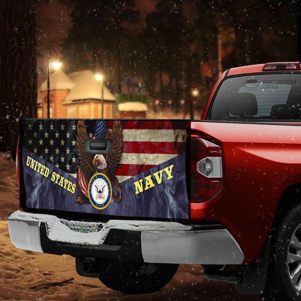 Navy US Military Force Truck Tailgate Decal
