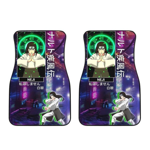 neji hyuga naruto car floor mats e0dlg