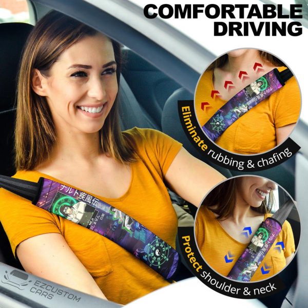 Neji Hyuga Naruto Car Seat Covers Anime Car Accessories
