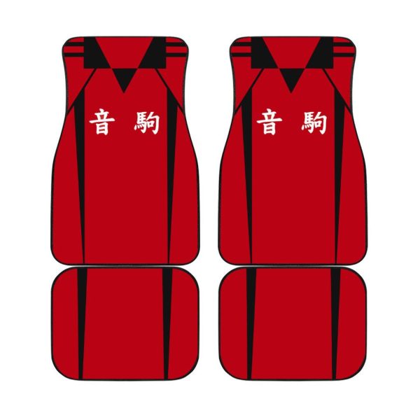 Haikyuu Car Floor Mats Nekoma Symbol