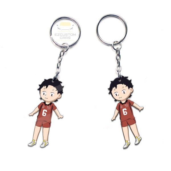 nekoma high keychains custom shhei fukunaga haikyuu car accessories iduw2