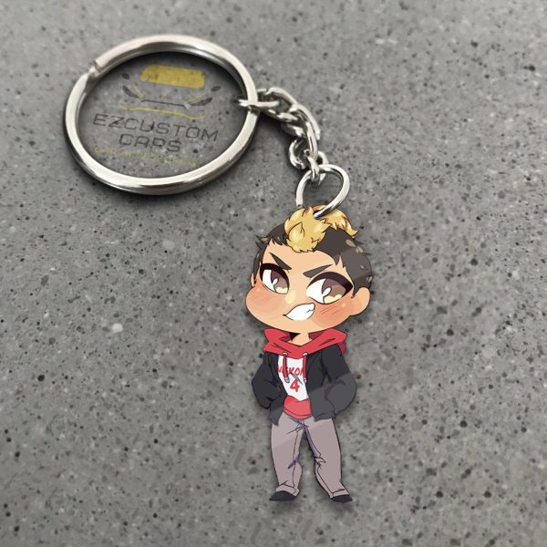 TetsurÅ Kuroo Keychains Custom Nekoma High Haikyuu Car Accessories