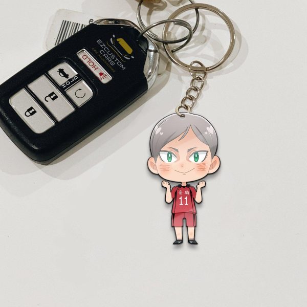 nekoma high lev haiba keychains custom haikyuu car accessories 2zk7y