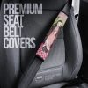Nezuko Demon Slayer Seat Belt Covers Custom Anime Car Accessories