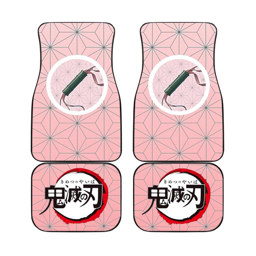 Nezuko Demon Slayers Car Mats Anime Car Decoration Nezuko Demon Slayers Car Mats Anime Car Decoration