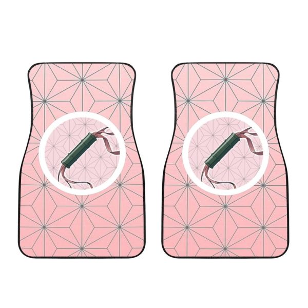 Nezuko Demon Slayers Car Mats Anime Car Decoration 1 nezuko demon slayers car mats anime car decoration ntavk