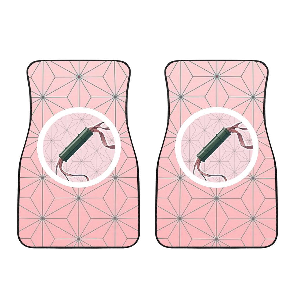 Nezuko Demon Slayers Car Mats Anime Car Decoration Nezuko Demon Slayers Car Mats Anime Car Decoration
