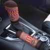 Nezuko Kamado Demon Slayer Pattern Shift Knobs Car Covers Set Custom Anime Car Accessories