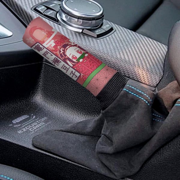 nezuko kamado demon slayer shift knobs car covers set custom anime car accessories yqst4